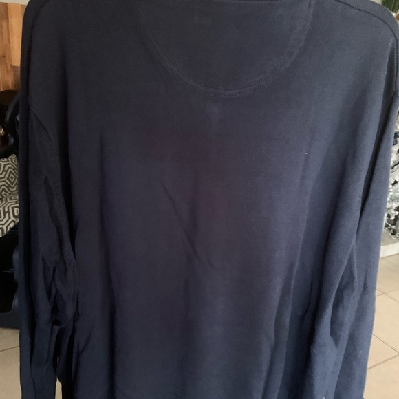 NWT Lacoste Men's Navy blue V-Neck Sweater - Picture 4 of 4